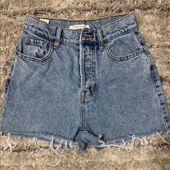 PacSun Blue Denim Women's Shorts - Picture 1 of 3